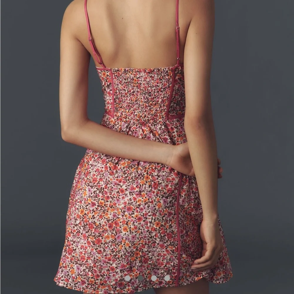 BY ANTHROPOLOGIE PANELED MINI SLIP DRESS - Picture 2 of 4